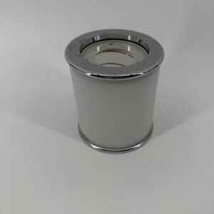 Dixie 3 Oz Cup Holder White Chrome Spring Loaded Bathroom Countertop Dispenser